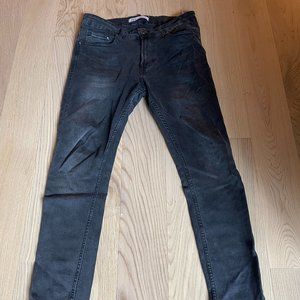 Zara Mens Dark Grey Jeans